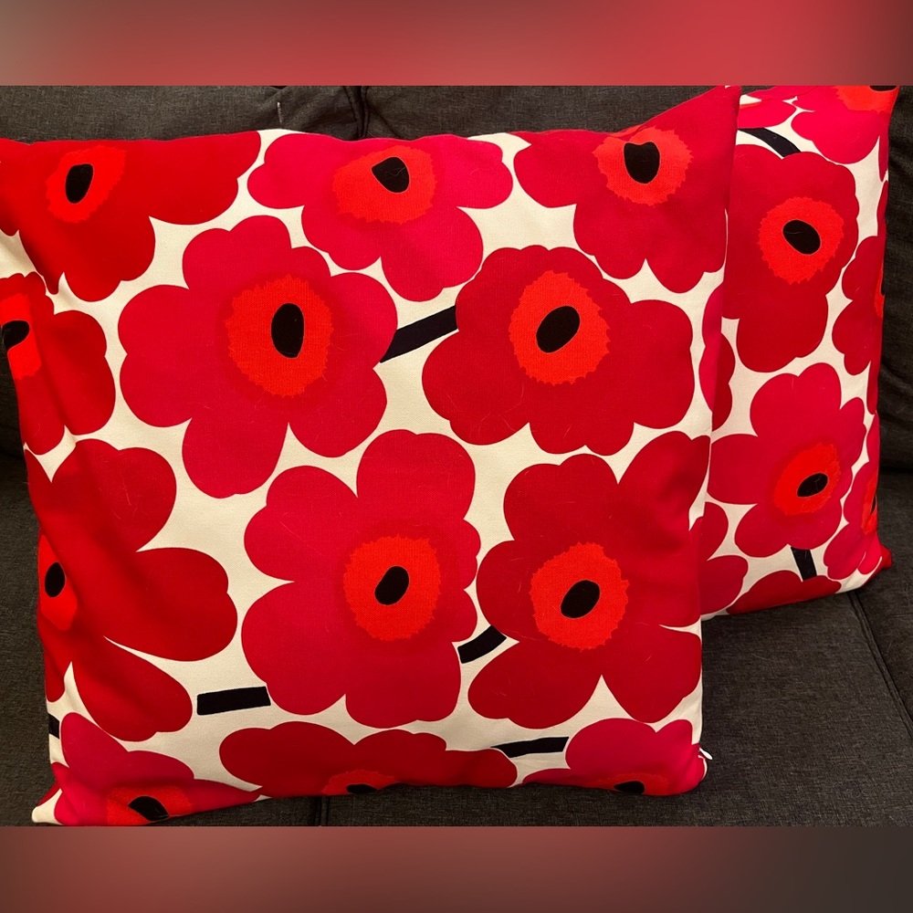 GREAT CONDITION Marimekko Euro pillows